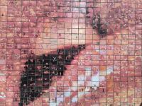 Barcelona. Straßenmosaik 