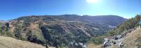 Panoramabild über die drei Dörfer: Capileira (links) - Bubión (Mitte) - Pampaneira (rechts) &ndash; &copy; Andreas Böcker (Eberhardt TRAVEL)
