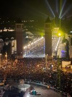 Silvesterfeier Plaza Espanya &ndash; &copy; Alexander Behling (Eberhardt TRAVEL)