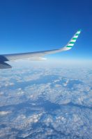 über den Wolken/Rückflug ab Teneriffa/Kanaren &ndash; &copy; Susanne Hofen (Eberhardt TRAVEL)