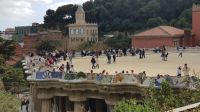 Barcelona - Parc Güell die Naturterrasse mit der gewundenen Bank &ndash; &copy; Anke Nicke (Eberhardt TRAVEL)