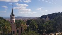 Barcelona - Parc Güell - Blick auf das Wohnhaus Gaudis und die Stadt &ndash; &copy; Anke Nicke (Eberhardt TRAVEL)