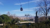 Barcelona - Montjuic - Blick auf die Stadt und die Seilbahn &ndash; &copy; Anke Nicke (Eberhardt TRAVEL)