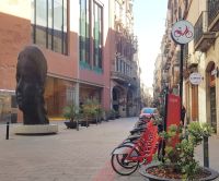 Barcelona - Fahrräder nahe des Paulau de la Musica &ndash; &copy; Anke Nicke (Eberhardt TRAVEL)