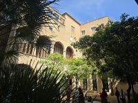Teil des Königspalast in Barcelona