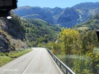 Fahrt Richtung - Cueva del Queso de Cabrales, Asturien Spanien