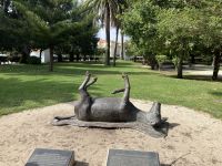 Spanien, Insel La Toja, Denkmal für den Esel &ndash; &copy; Sabine C. Seifert (Eberhardt TRAVEL)