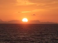 Sonnenuntergang über Mallorca/Cala Blanca/Menorca/Baleare