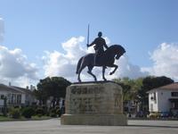 Batalha - Reiterdenkmal an Nuno Alvares Pereira, Feldherr von Joao I.