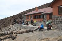 Rast an Hütte 