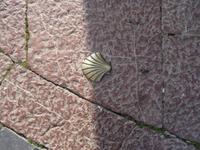 Symbol des Jakobswegs &ndash; &copy; Elke Knappe (Eberhardt TRAVEL)