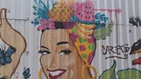 Brasilianische Sängerin - Streetart - Rio de Janeiro &ndash; &copy; Anette Rietz (Eberhardt TRAVEL)