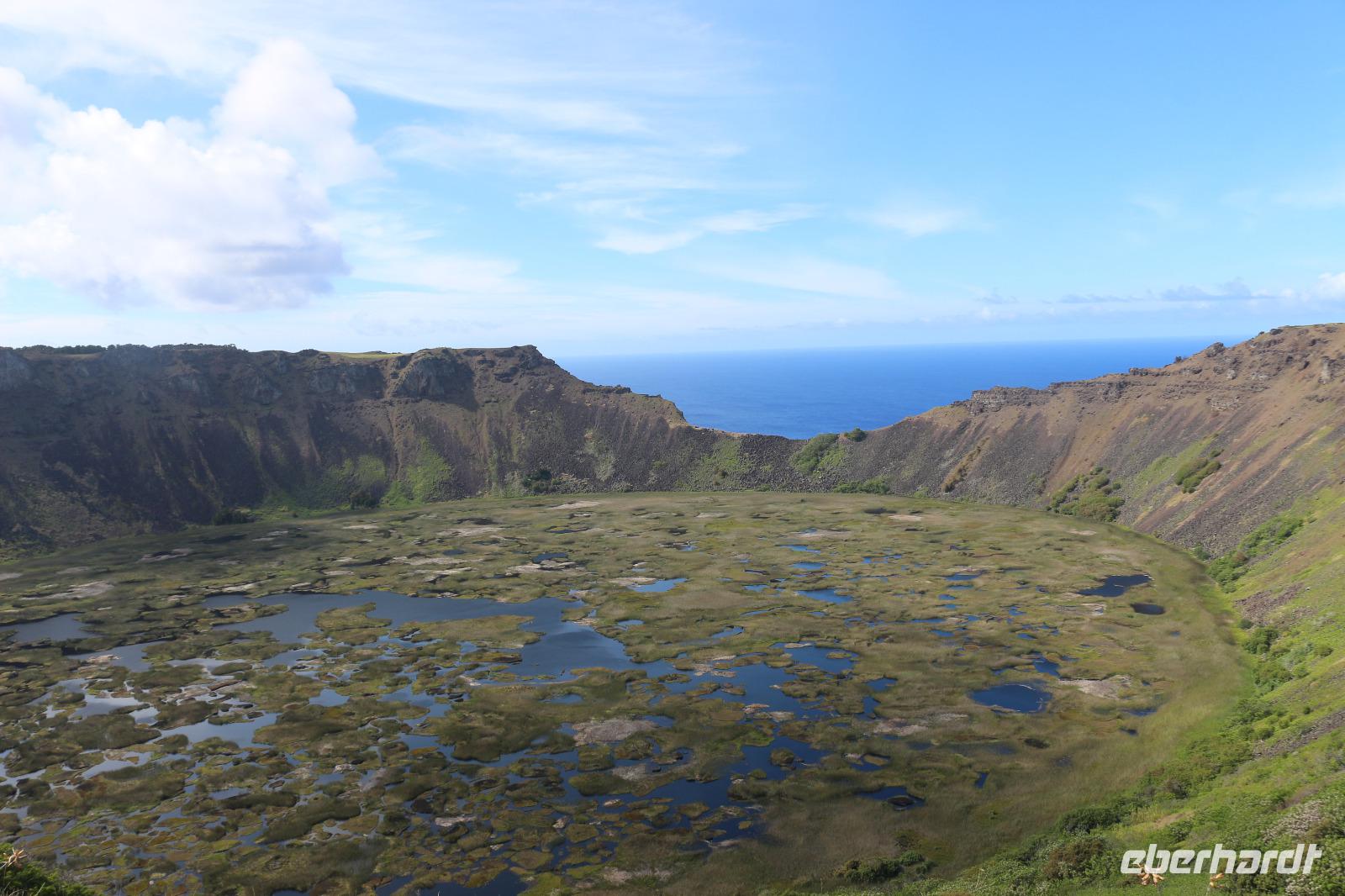 Vulkan Rano Kau &ndash; &copy; Marianne Förster (Eberhardt TRAVEL)