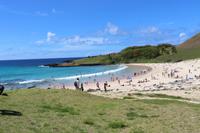 Strand von Anakena &ndash; &copy; Marianne Förster (Eberhardt TRAVEL)