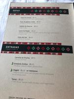 Ecuador Speisekarte