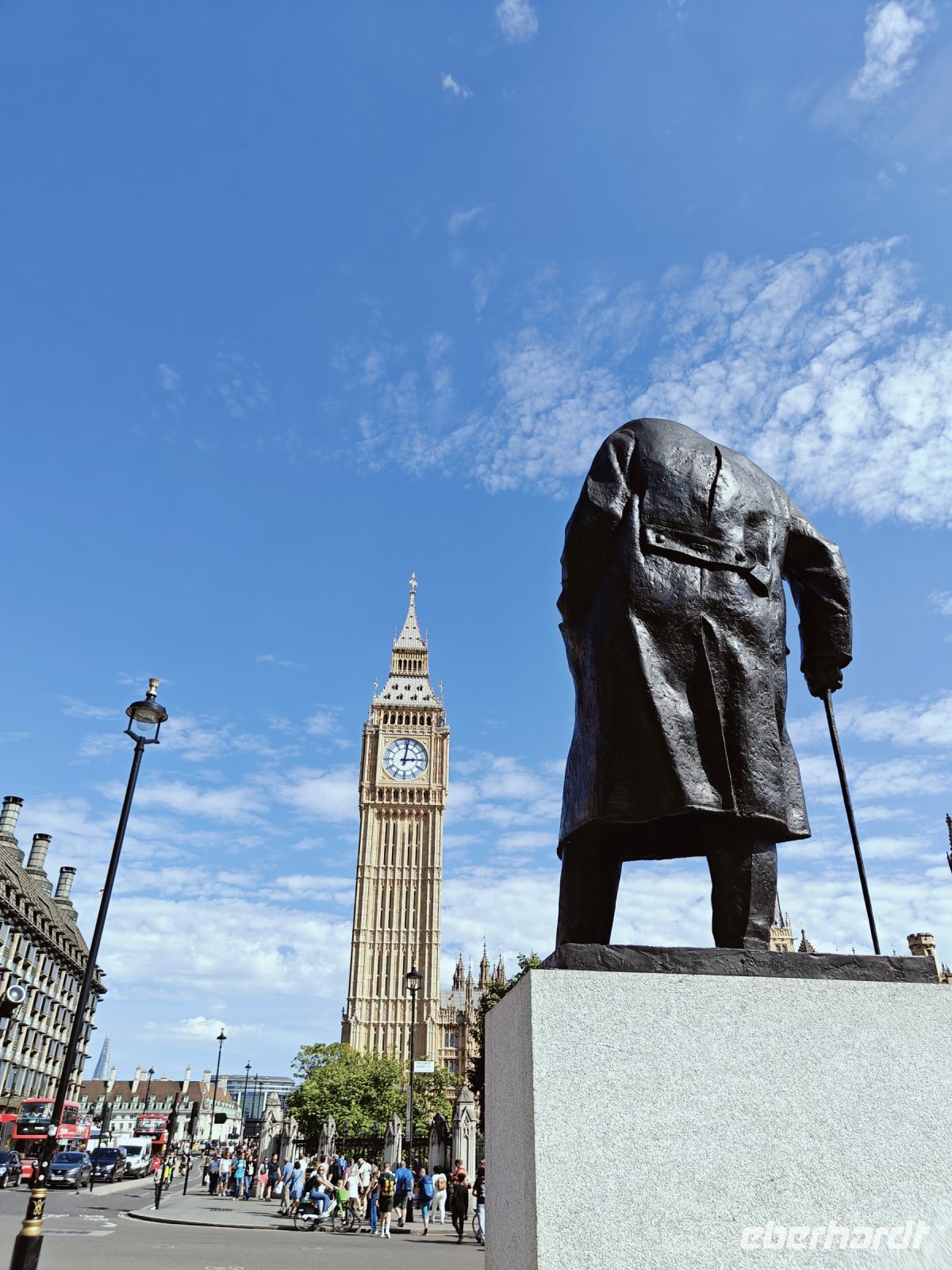 Churchill for Big Ben &ndash; &copy; Britta Martini-Miles (Eberhardt TRAVEL)