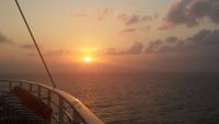 AIDA Seetag Sonnenuntergang
