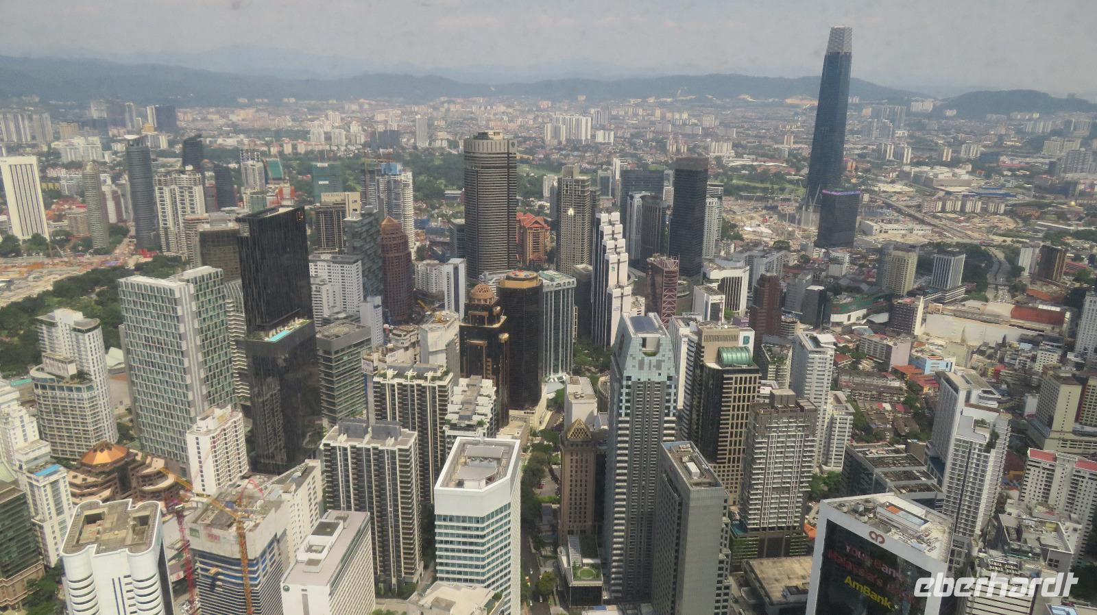Ausblick vom KL Tower &ndash; &copy; Rico Manns (Eberhardt TRAVEL)