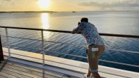 Lagune von Tahaa - Sonnenuntergang &ndash; &copy; Jacob Spangenberg (Eberhardt TRAVEL)