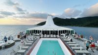 Lagune von Tahaa - Sonnenuntergang &ndash; &copy; Jacob Spangenberg (Eberhardt TRAVEL)