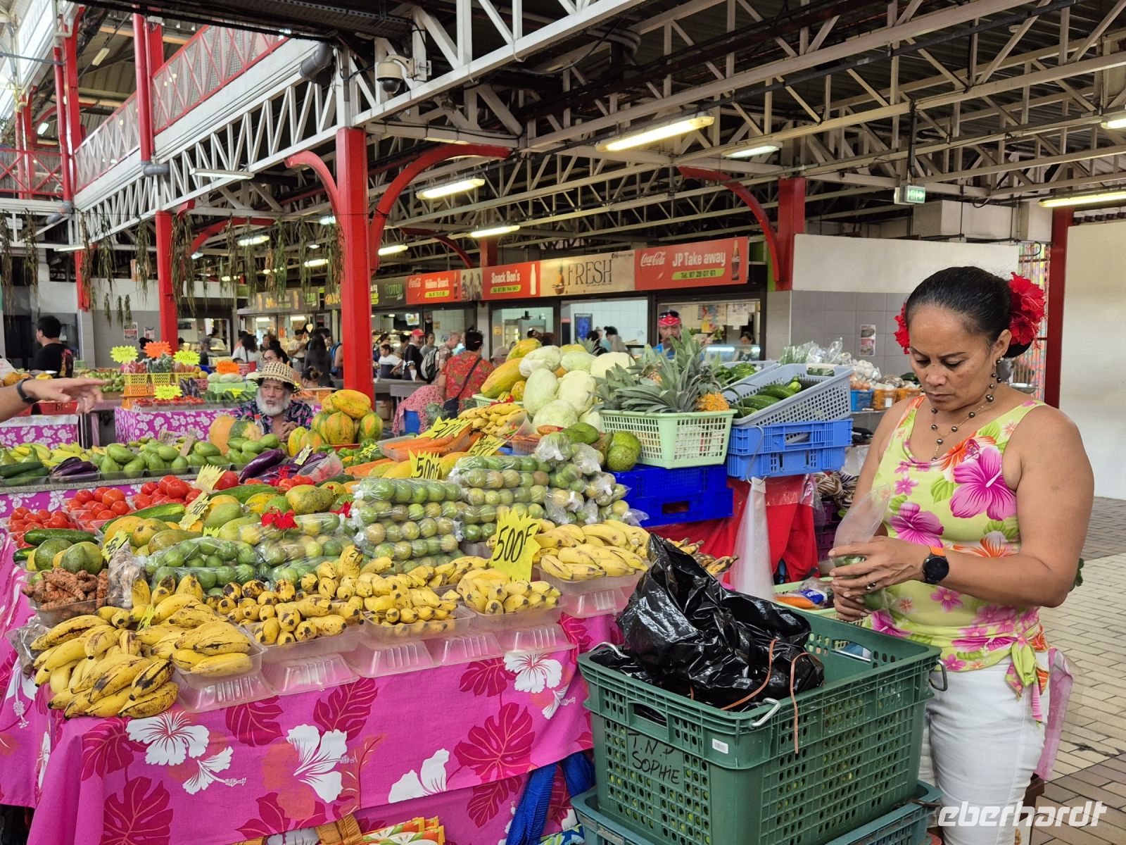 Stadtrundgang Papeete - Markthalle &ndash; &copy; Frank Nimschowski (Eberhardt TRAVEL)