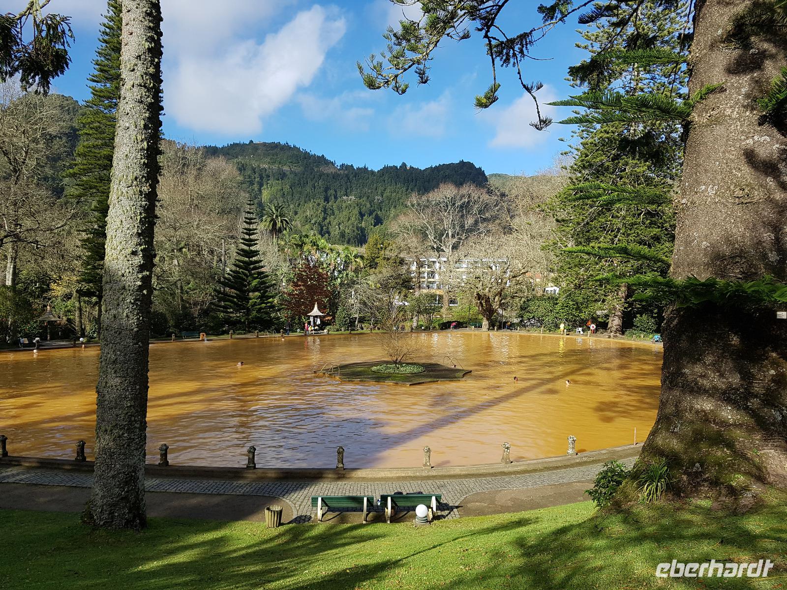 AIDAcara, Azoren, Insel Sao Miguel, Furnas, Terra Nostra Park, Thermalpool &ndash; &copy; Ria Heilmann (Eberhardt TRAVEL)