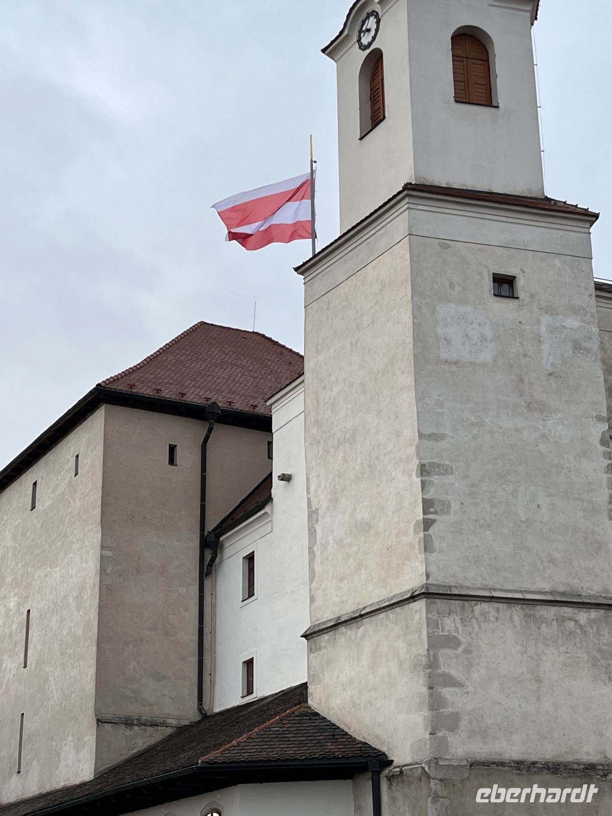 24.12.24 Stadtrundfahrt/- gang Brünn-  Festung Spielberg - Fahne Brünn &ndash; &copy; Renate Schuster (Eberhardt TRAVEL)