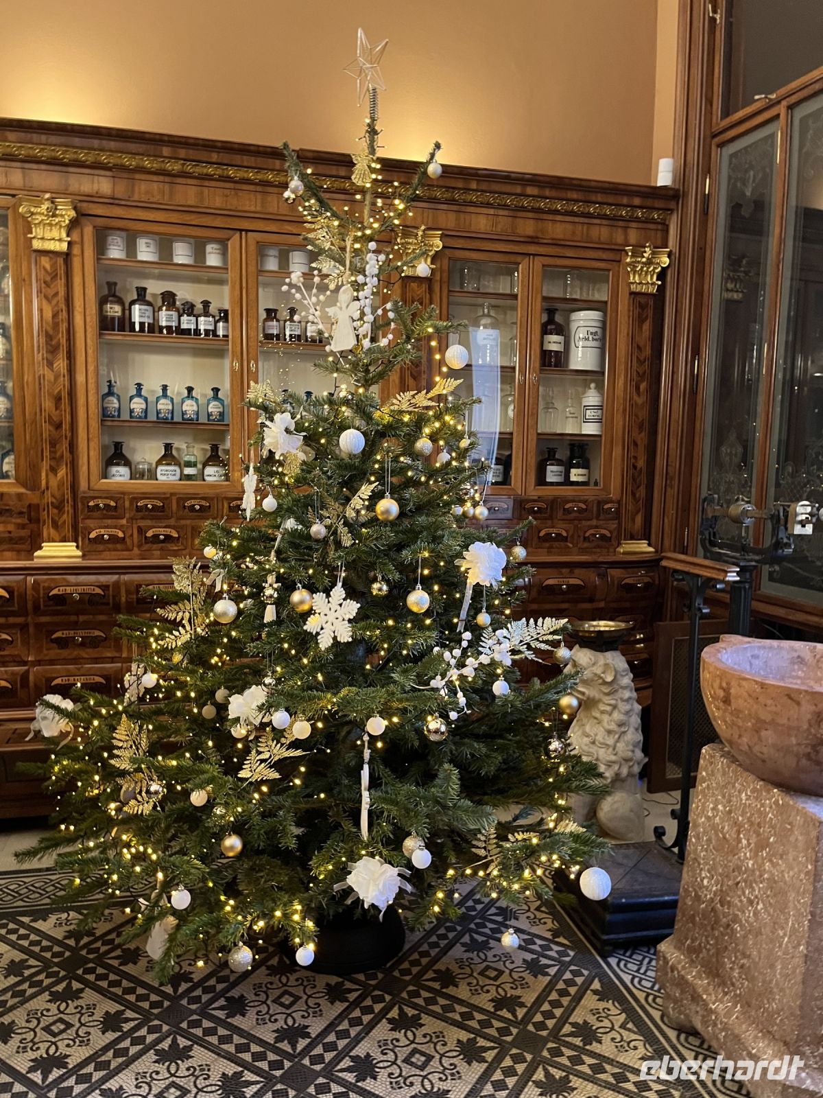 29.12.24  Bratislava -  Altstadt  - älteste Apotheke - direkt an der Cathedral &ndash; &copy; Renate Schuster (Eberhardt TRAVEL)