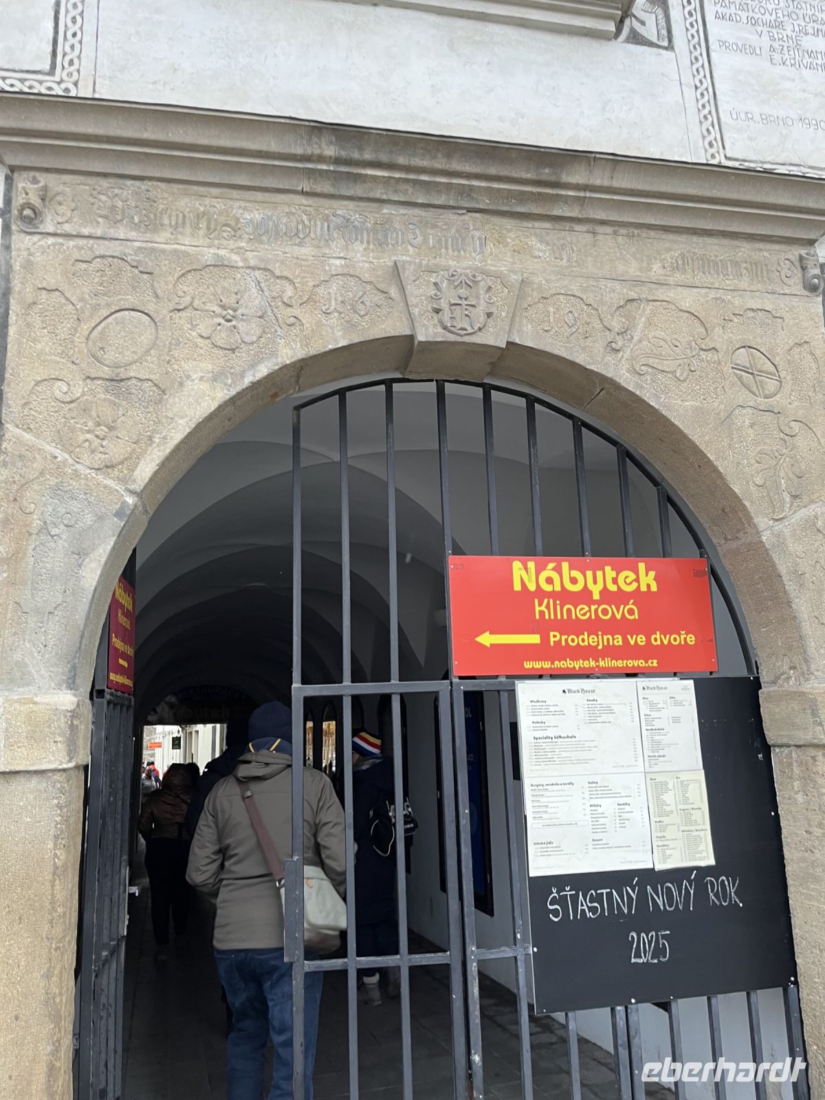 01.01.2025 Trebic - Durchgang zum jüdischen Viertel &ndash; &copy; Renate Schuster (Eberhardt TRAVEL)