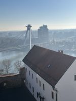 29.12.24  Bratislava -  Burg - Blick auf Donau & UFO &ndash; &copy; Renate Schuster (Eberhardt TRAVEL)