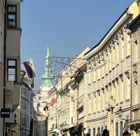 29.12.24  Bratislava -  Altstadt - Turm Michaeletor &ndash; &copy; Renate Schuster (Eberhardt TRAVEL)