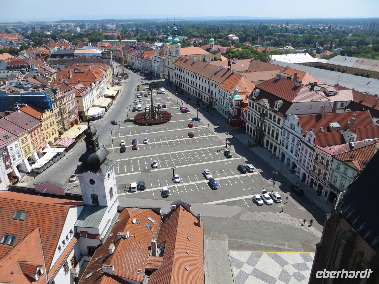 Markt Königgrätz von der heilig-Geist-Kirche &ndash; &copy; Jürgen Schmeißer (Eberhardt TRAVEL)