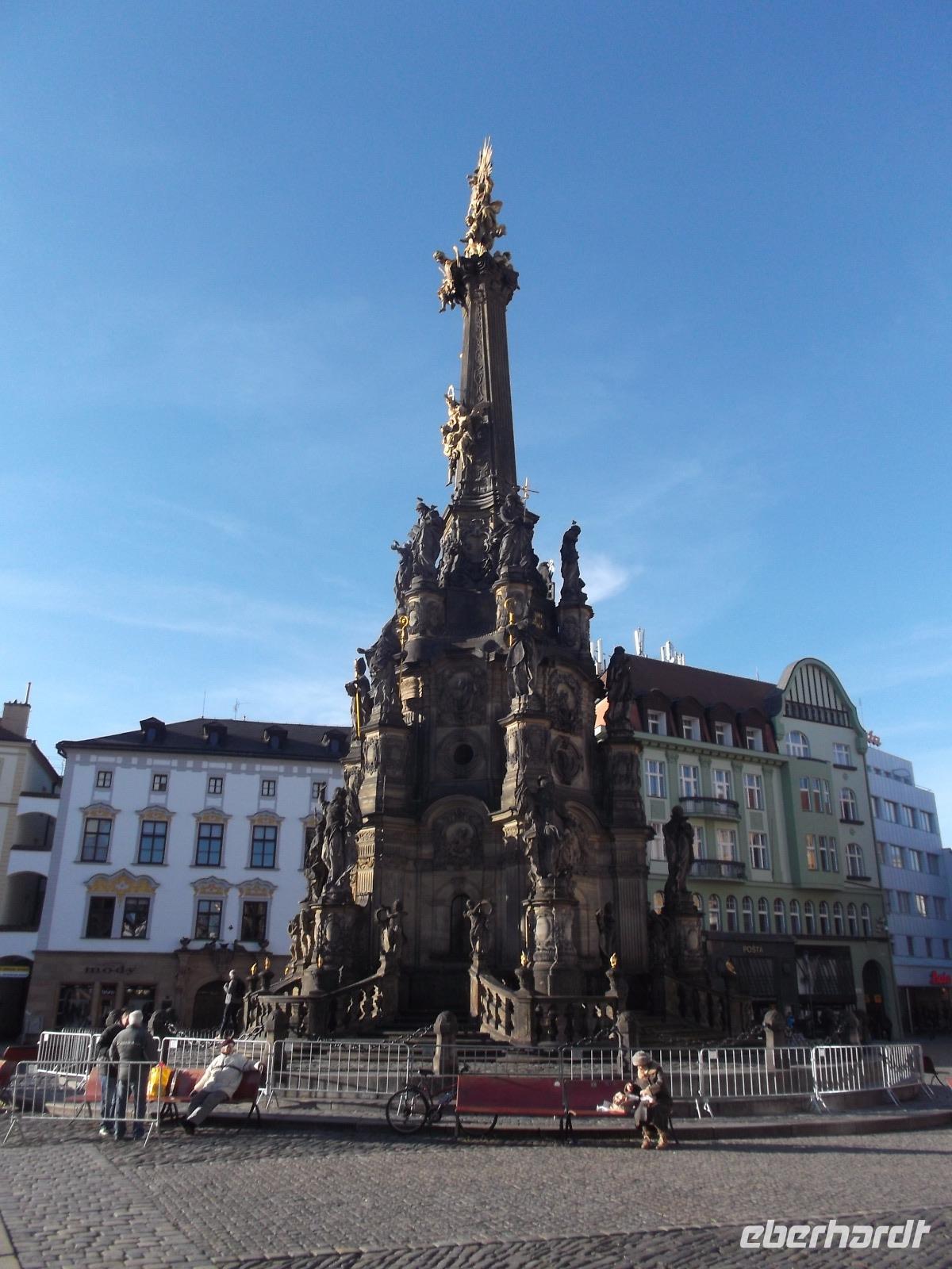 Dreifaltigkeitssäule von Wenzel Render, UNESCO-Weltkulturerbe in Olmütz &ndash; &copy; Michael Krause (Eberhardt TRAVEL)