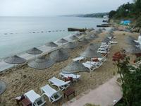 Am Hotelstrand