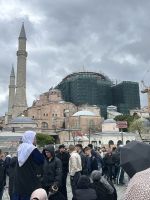 Blick zur Hagia Sophia (Hauptkuppel eingerüstet) 