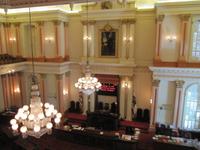 Senate Gallery im Capitol in Sacramento &ndash; &copy; Anna Stiebing (Eberhardt TRAVEL)