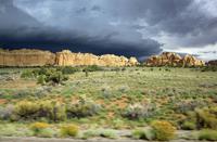 Gewitter bei unserer Weiterreise durch Utah &ndash; &copy; Kristin Weigel (Eberhardt TRAVEL)