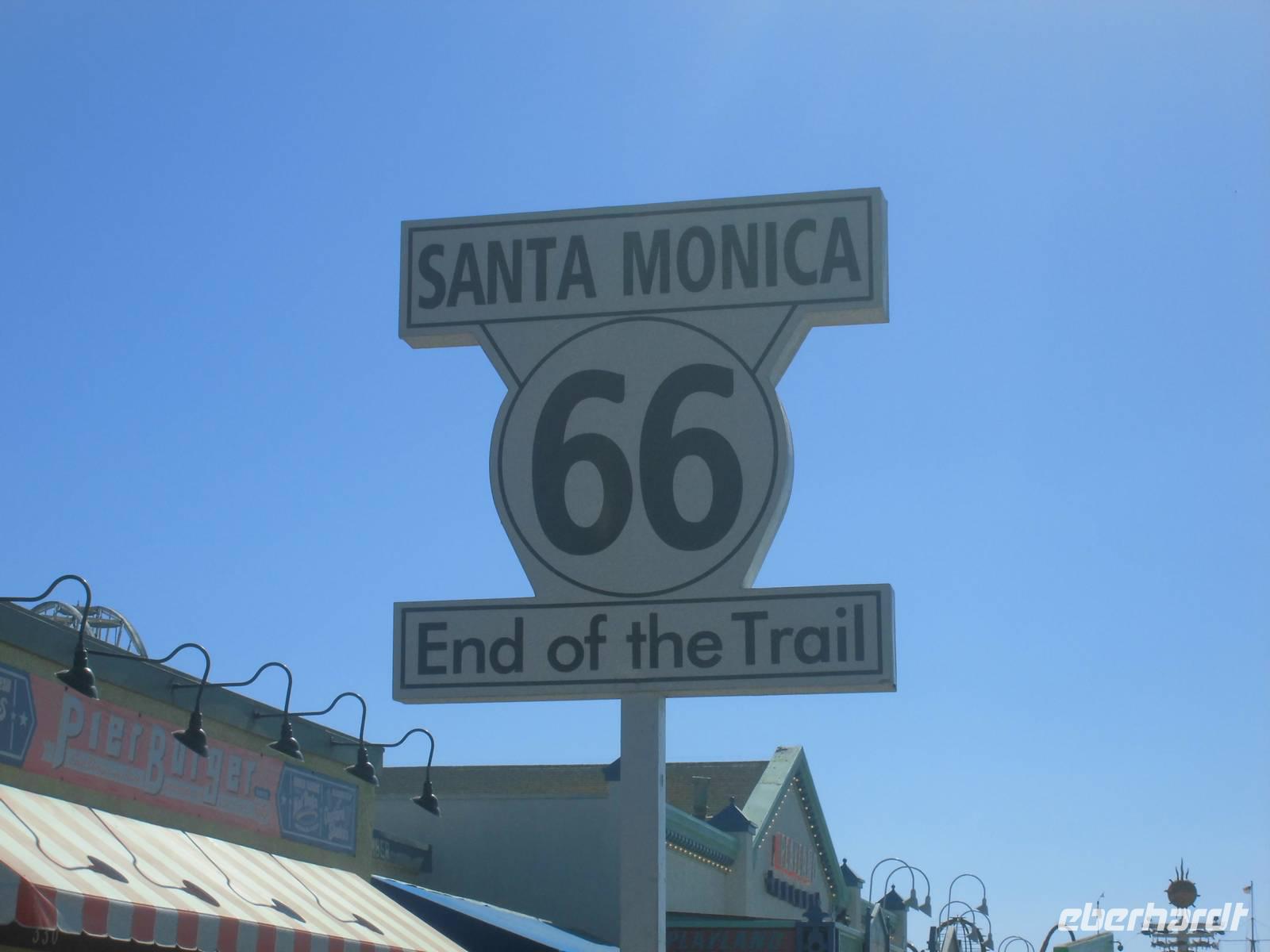 Das Ende der Route 66 &ndash; &copy; Anne Sturm (Eberhardt TRAVEL)