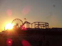 Santa Monica Pier - Sonnenuntergang &ndash; &copy; Maria Drewans (Eberhardt TRAVEL)