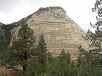 Zion Nationalpark - Stopp am Schachbrettberg &ndash; &copy; Annette Zocher (Eberhardt TRAVEL)