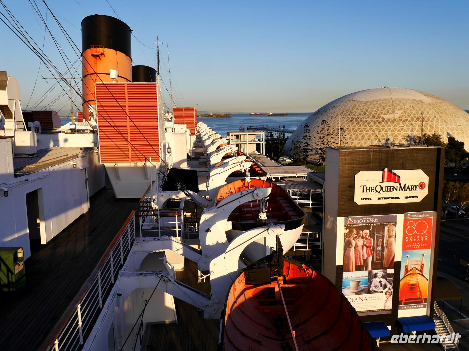 Hotelschiff Queen Mary, Long Beach &ndash; &copy; Anna Stiebing (Eberhardt TRAVEL)
