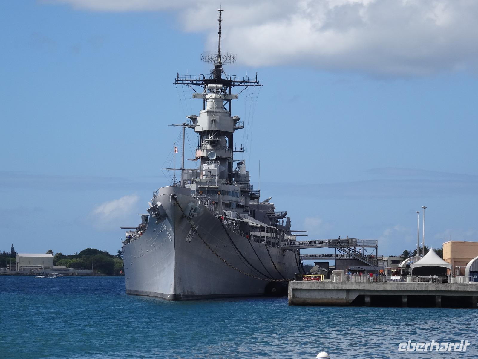 Pearl Harbor - Battleship USS Missouri  &ndash; &copy; Ralf Mehnert (Eberhardt TRAVEL)