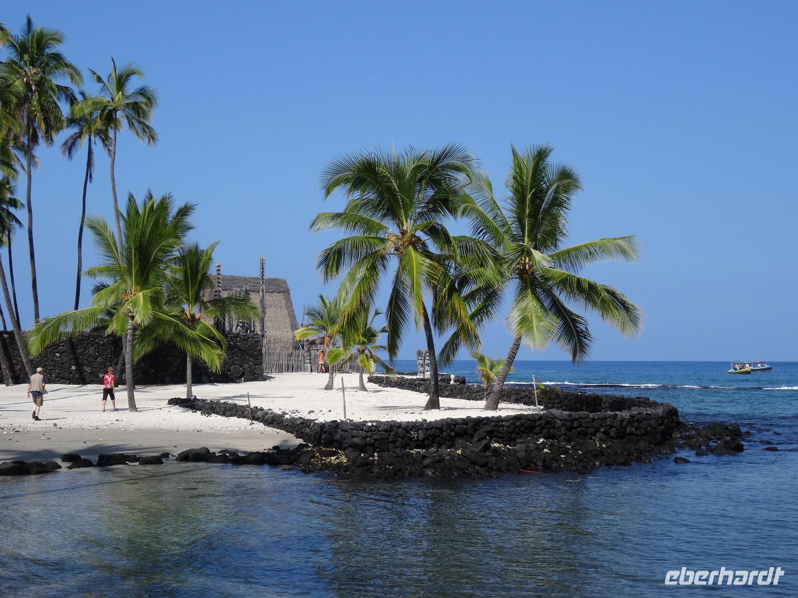 Big Island - Freilichtmuseum Pu´uhonua ´o Honaunau &ndash; &copy; Ralf Mehnert (Eberhardt TRAVEL)