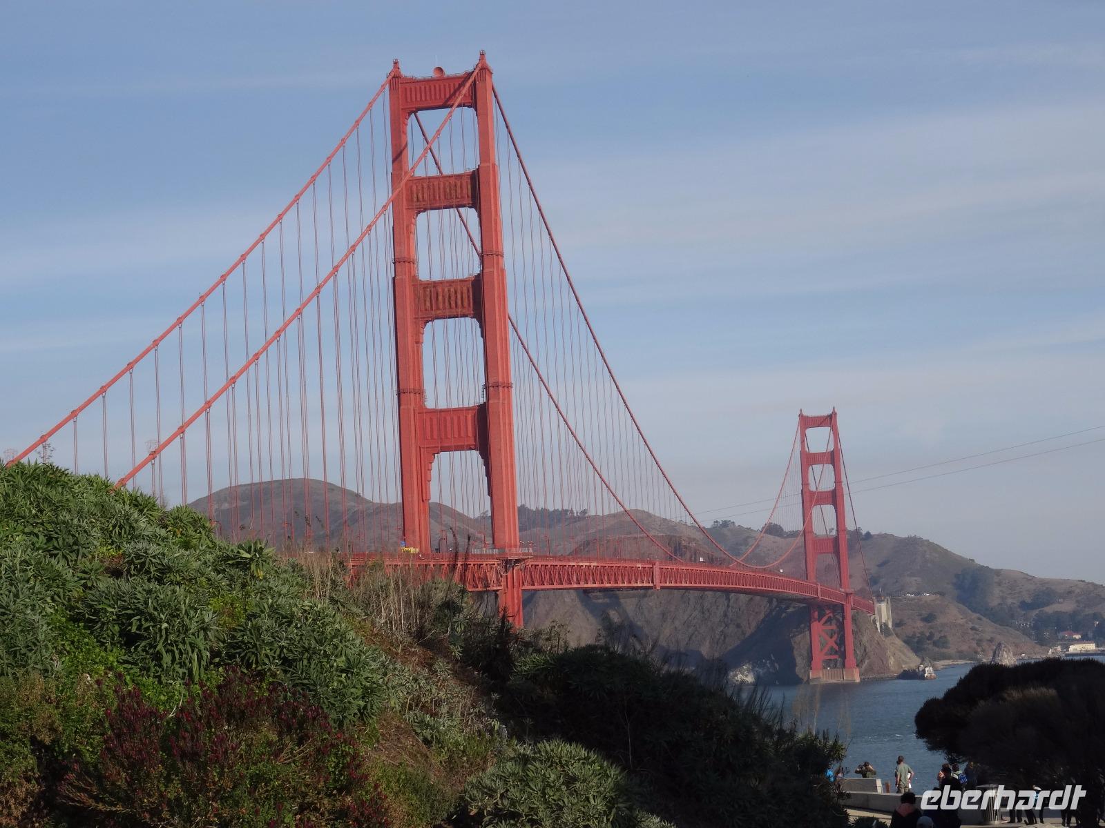 San Francisco - Golden Gate Bridge, Brückenanfang &ndash; &copy; Hans-Joachim Trutz (Eberhardt TRAVEL)