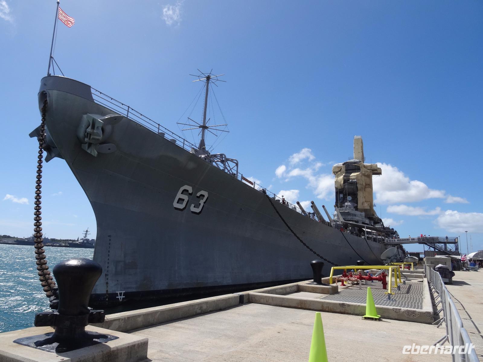 Pearl Harbor - USS Missouri &ndash; &copy; Hans-Joachim Trutz (Eberhardt TRAVEL)