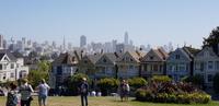 Stadtrundfahrt durch San Francisco - Alamo Sqaure &ndash; &copy; Jacob Spangenberg (Eberhardt TRAVEL)
