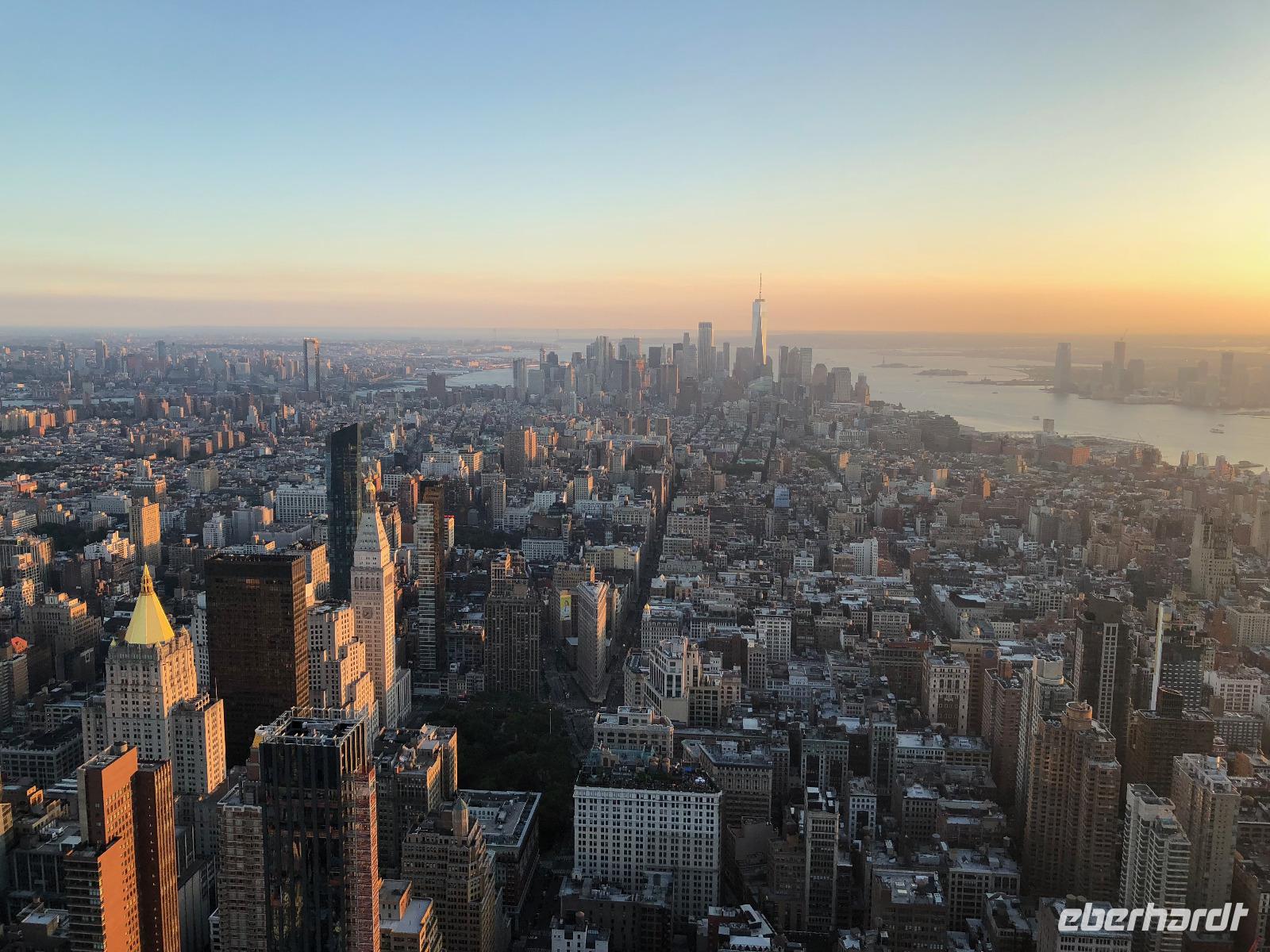 New York - Blick vom Empire State Building &ndash; &copy; Ralf Mehnert (Eberhardt TRAVEL)