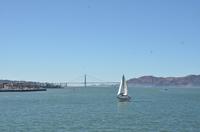 Fährüberfahrt nach Alcatraz - Blick auf die Golden Gate Bridge &ndash; &copy; Anne Schröder (Eberhardt TRAVEL)