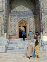 Besichtigung der Schahi-Sinda-Nekropole, Samarkand &ndash; &copy; Andrej Kulikov (Eberhardt TRAVEL)