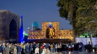 Lasershow, Samarkand  &ndash; &copy; Mareike Schmidt (Eberhardt TRAVEL)